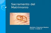 El sacramento del Matrimonio