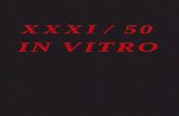 XXXI / 50 In vitro