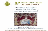 ALEGRE, A. 2012: Textil y liturgia: historia de una manga procesional.