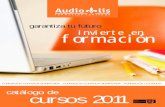 Catálogo Cursos 2011 Audiolis