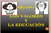 Educacion y valores según QUINO