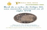 CEBRIÁN, M. A., 2006: Real de a ocho de Felipe III: una moneda universal en el siglo XVII.