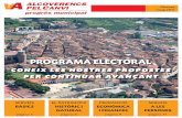 Programa electoral en català d' Alcoverencs pel Canvi- Progrès Municipal - Eleccions 2011
