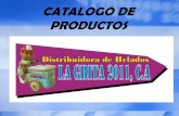 Catalogo de Productos Helados la Grita 2011, C.A