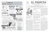 Boletín dominical "El Profeta"