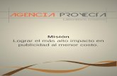 Agencia Proyecta - Brochure