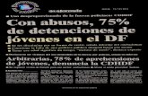 Con abusos, 75% de detenciones de Jóvenes en el DF