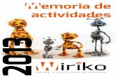 Memoria de actividades Wiriko