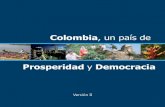 Colombia, un país de prosperidad y democracia