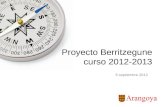 Sesión Inicial AnteProyecto 2012-2013