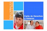 Derechos y deberes Unidad Estancia Diurna para clientes de los centros de Huercal de Almería