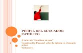 El Perfil del educador catolico