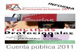 Cuenta Publica Representación Académica Comunicaciones