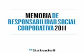 Memoria RSC 2011 Banco Sabadell