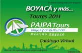 Vacaciones en Boyaca 2011 - 5. Planes para grupos de empresas, colegios y tercera edad