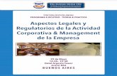 Aspectos Legales y Regulatorios de la Actividad Corporativa & Management de la Empresa