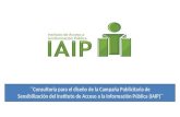 Campaña IAIP, marzo, 2011