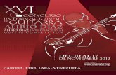 XVI Concurso Internacional de guitarra Alirio Díaz