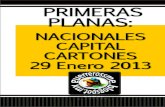 Primeras Planas Nacionales y Cartones 29 Enero 2013