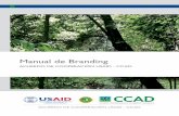 Manual de Branding - Acuerdo de Cooperación USAID -CCAD