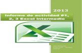 Informe de Excel intermedio partes 1, 2 , 3