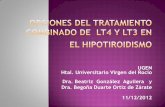 Opciones del Tratamiento combinaco con LT3 y LT4 en el tratamiento del hipotiroidismo
