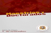 Maestrías y Doctorados 2014 - II