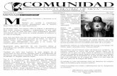 Periódico Parroquial COMUNIDAD no. 105