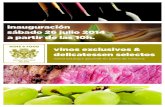 Invitación Wine & Food Gourmet Boutique