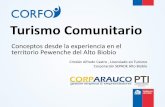 TURISMO COMUNITARIO EN ALTO BIOBIO, ponencia en Seminario Turismo intereses especiales,  Cañete 2014