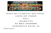 LOTS OF FOOD Todos los Crafteos