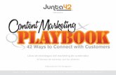 CONTENT MARKENTING PLAYBOOK: 42 formas de hacer Marketing de Contenidos (Junta 42)