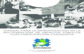 Manual para la Recuperación de Espacios Públicos con Participación Ciudadana