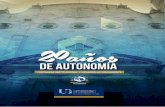 20 Años de Autonomia, UGTO, folleto - 2014