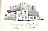 Programa de las Ferias de Agosto de Huelma de 1989