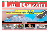 Diario La Razón de Cali, lunes 25 de agosto
