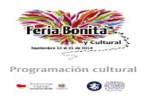 Programación Cultural Feria Bonita 2014