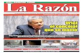 Diario La Razón jueves 28 de agosto