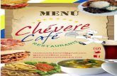 Menú Chévere Café Restaurante