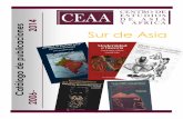 Catalogo Sur de Asia 2006 2014 CEAA COLMEX