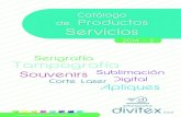 Catálogo productos y servicios