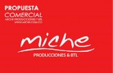 Propuesta Comercial Miche Producciones y BTL