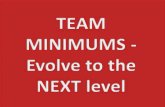 Biblioteca Team Minimums 0 ¿Qué son los Team Minimums?