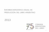 CAL - Informe de producción del libro argentino 2013
