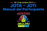 JOTI JOTA 2014: Manual del Participante