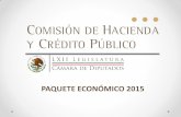 Presentación dictamen Ley de Ingresos 2015