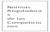 Normas Reguladoras Competiciones 2014 / 2015