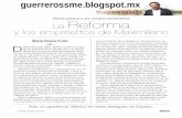 Toque Crítico de Martín Esparza Flores: La Reforma y los Empréstitos de Maximiliano