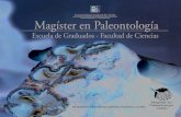 Díptico Magíster en Paleontología UACh