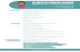 Currículum Vítae Alberto García Durán